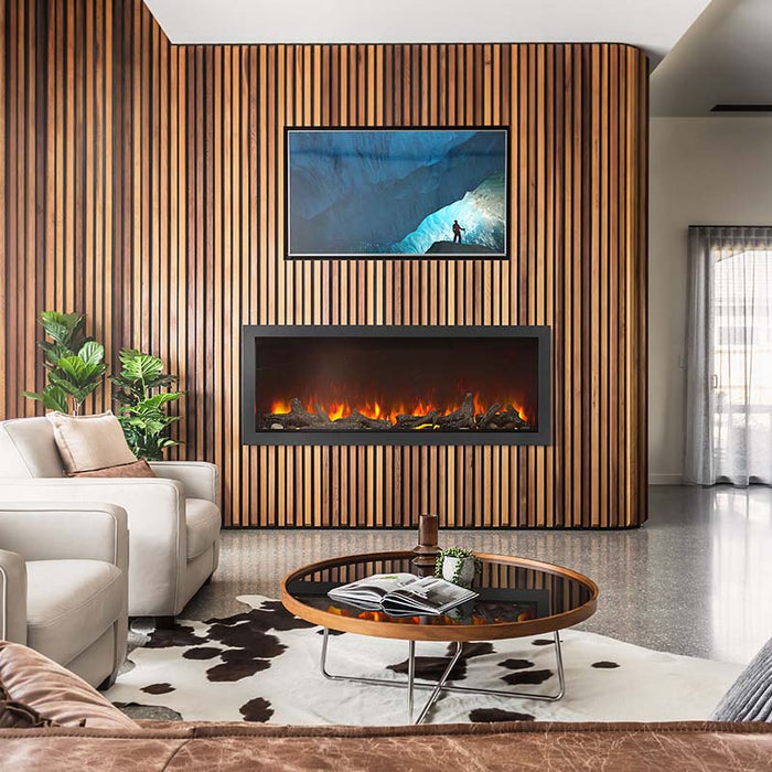 Living room with Electric Fireplace
