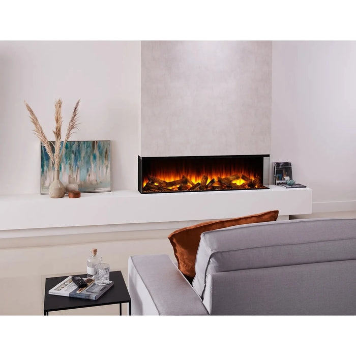 British Fires New Forest Electric Fireplace - 48" - Black Edition