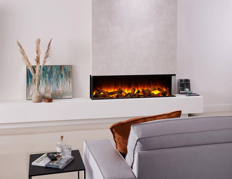 British Fires New Forest Electric Fireplace - 48" - Black Edition