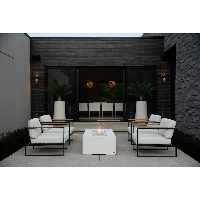 Dekko Sonoma 56 Rectangular Concrete Fire Pit