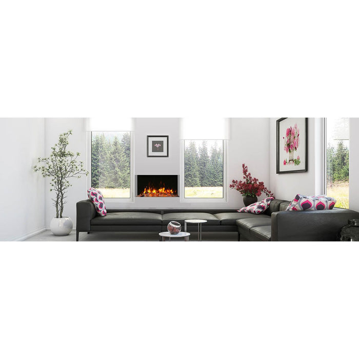 Amantii Tru-View Series - 30" Slim Smart Electric Fireplace