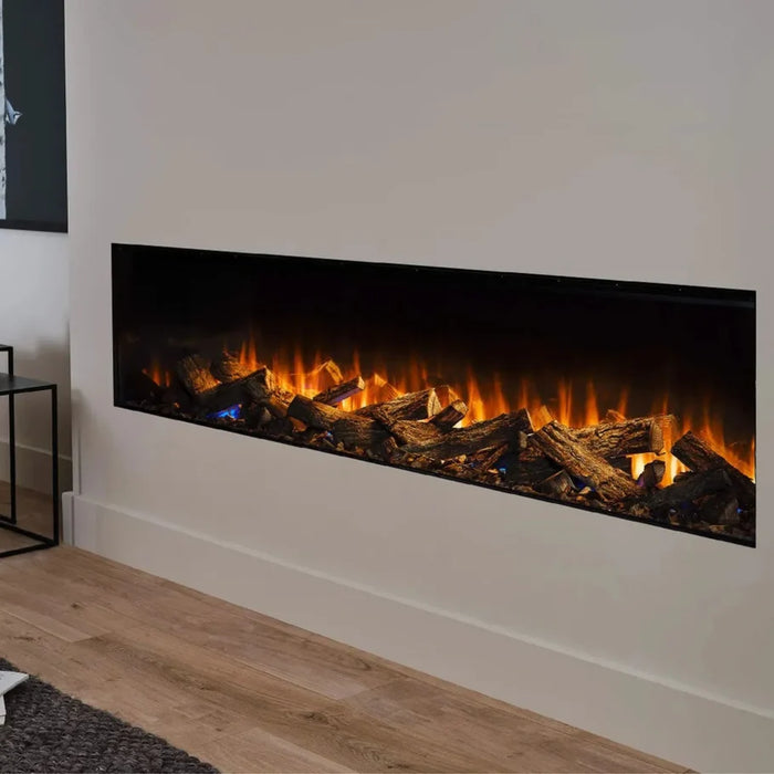 British Fires New Forest Electric Fireplace - 63" - Black Edition