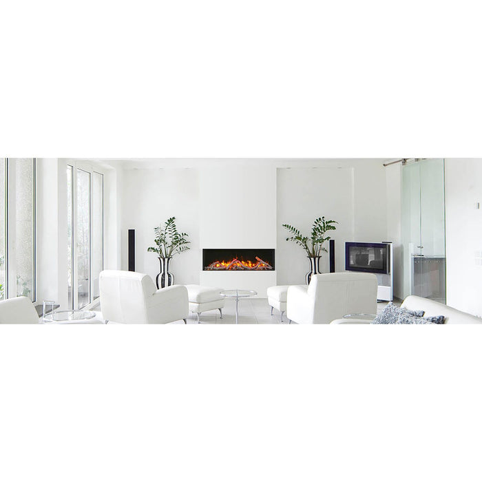 Amantii Tru-View Series - 50" Slim Smart Electric Fireplace