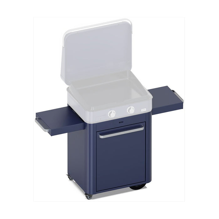 Enosign Plancha Trolley - 2 Burner Navy Blue Cart