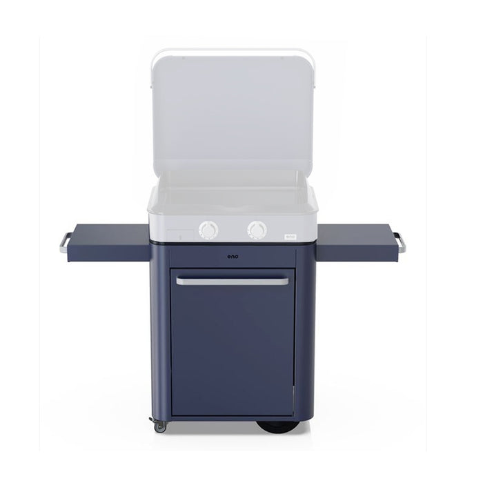 Enosign Plancha Trolley - 2 Burner Navy Blue Cart