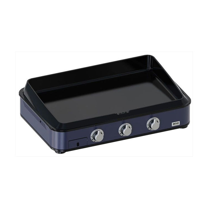 Enosign 3 Burner Gas Plancha - Navy Blue