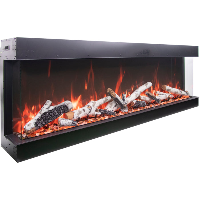 Amantii Tru-View Series - 88" XT XL Smart Electric Fireplace