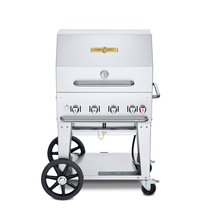 Crown Verity 30" Mobile Grill - Dome Package