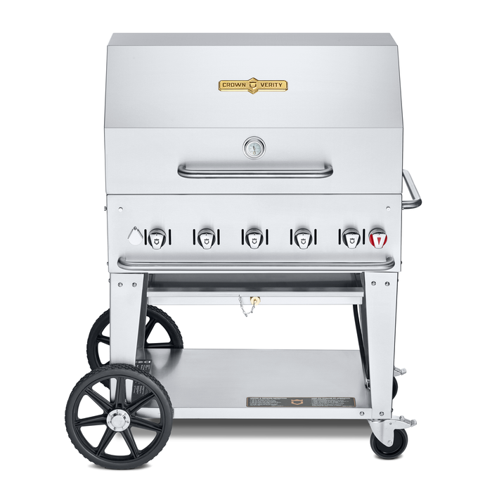 Crown Verity 36" Mobile Grill - Dome Package