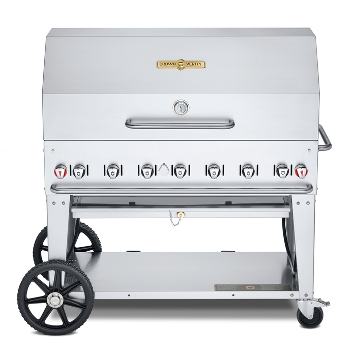 Crown Verity 48" Mobile Grill - Dome Package