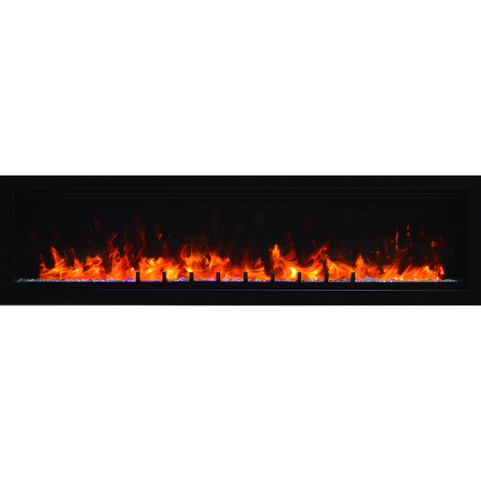 Amantii Symmetry Series - 88" Symmetry Lumina Smart Electric Fireplace