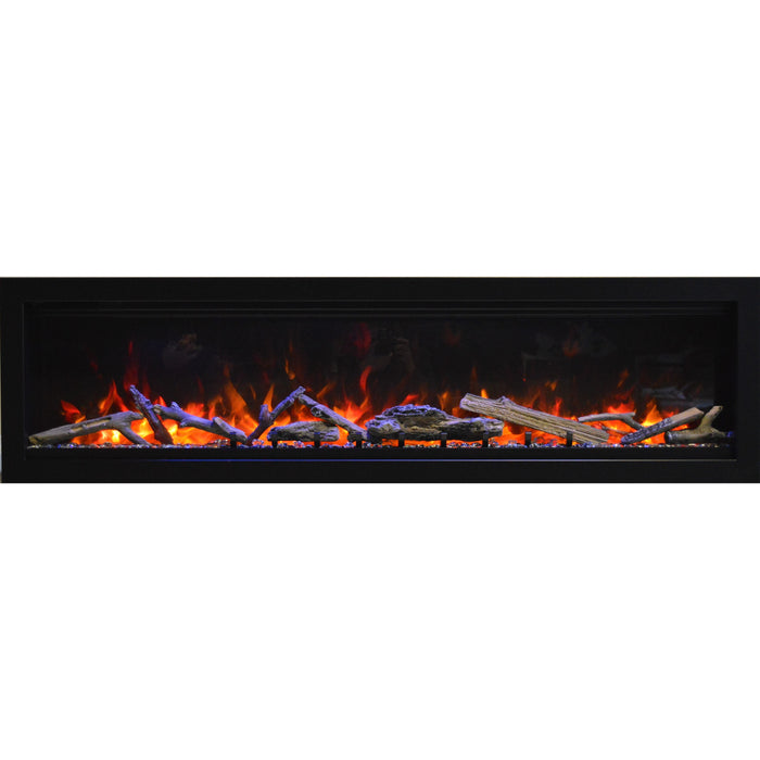 Amantii Symmetry Series - 88" Lumina Electric Fireplace