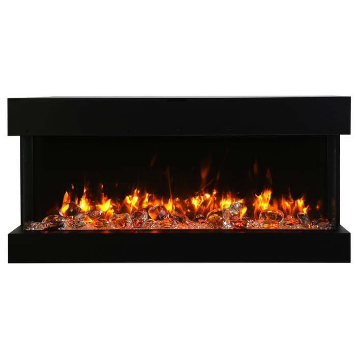 Amantii Tru-View Series - 40" Tru-View Slim Smart Electric Fireplace