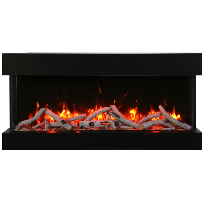 Amantii Tru-View Series - 30" Slim Smart Electric Fireplace