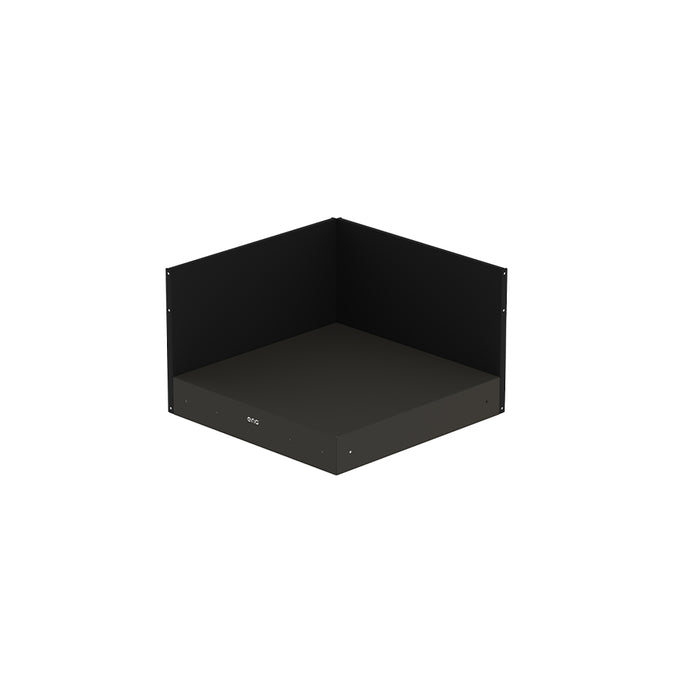 Eno Corner Shelve Black And Stainless