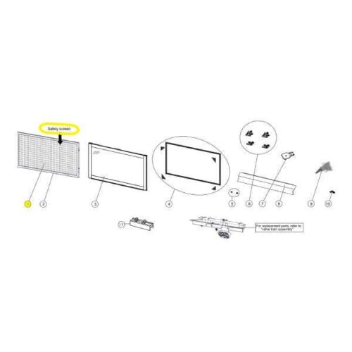 Napoleon BL42 Safety Screen (W565-0341-SER)