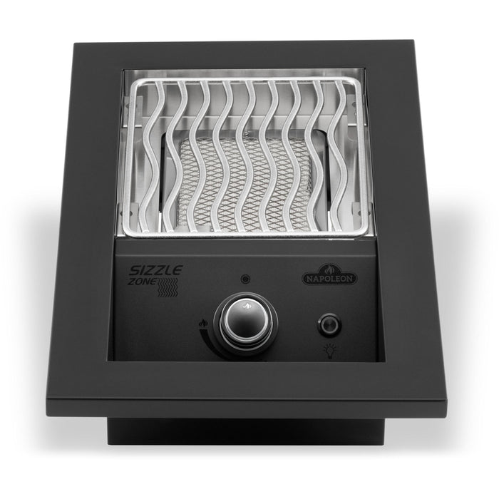 Napoleon 10" Single Infrared Burner with Matte Black Cover - Built-In 700 Series