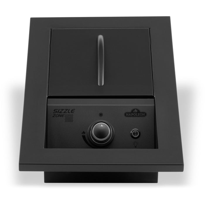 Napoleon 10" Single Infrared Burner with Matte Black Cover - Built-In 700 Series