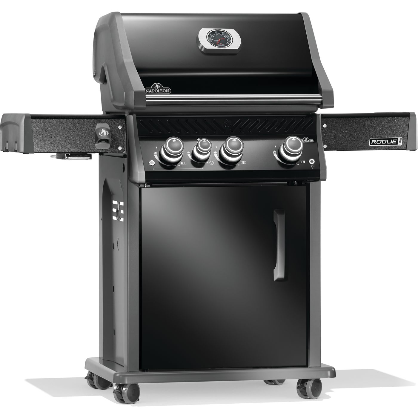 Napoleon Rogue® PRO 425 Grill with Infrared Side Burner - Black ...