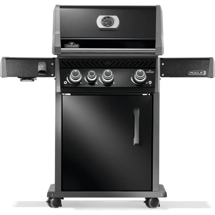 Napoleon Rogue® PRO 425 Grill with Infrared Side Burner - Black