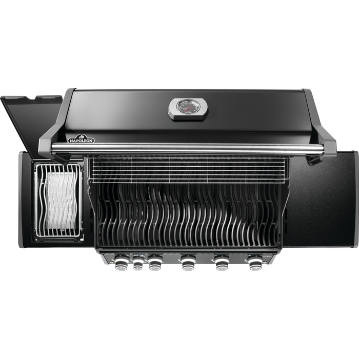 Napoleon Rogue® PRO 625 Grill with Infrared Side Burner - Black