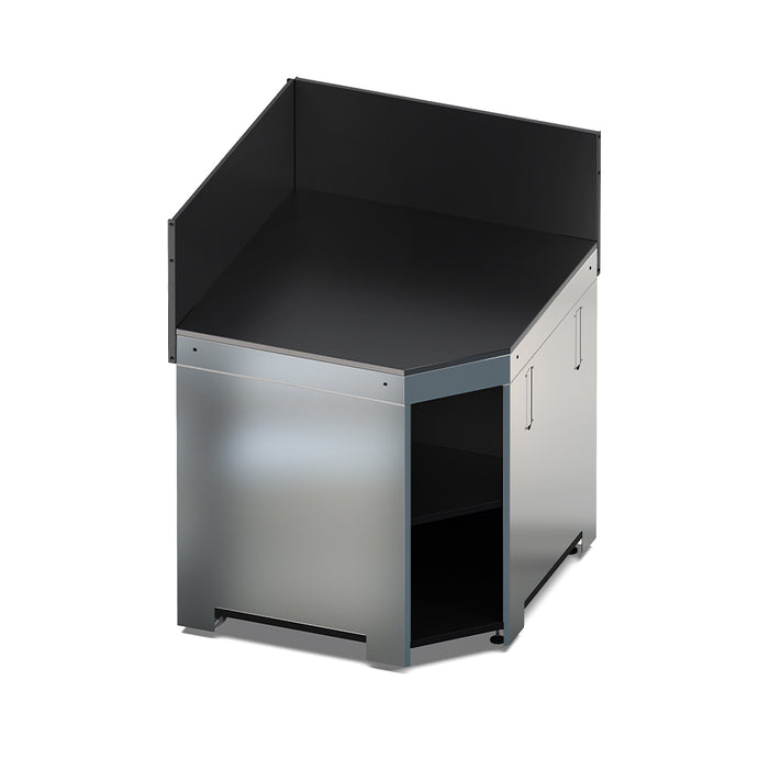 Eno Corner Module - Black & Stainless