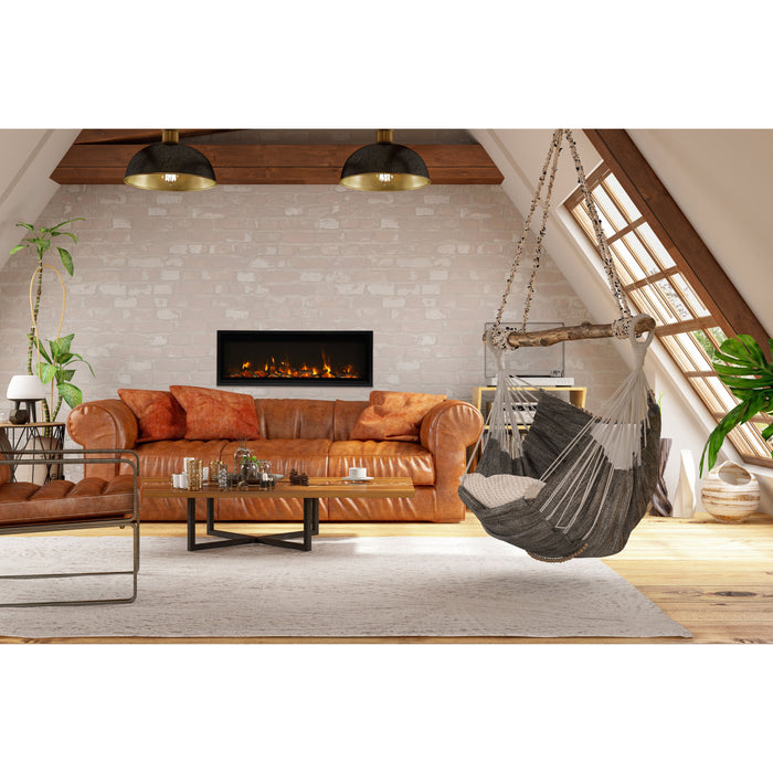 Amantii Symmetry Series - 50" Symmetry Xtra Slim Smart Electric Fireplace