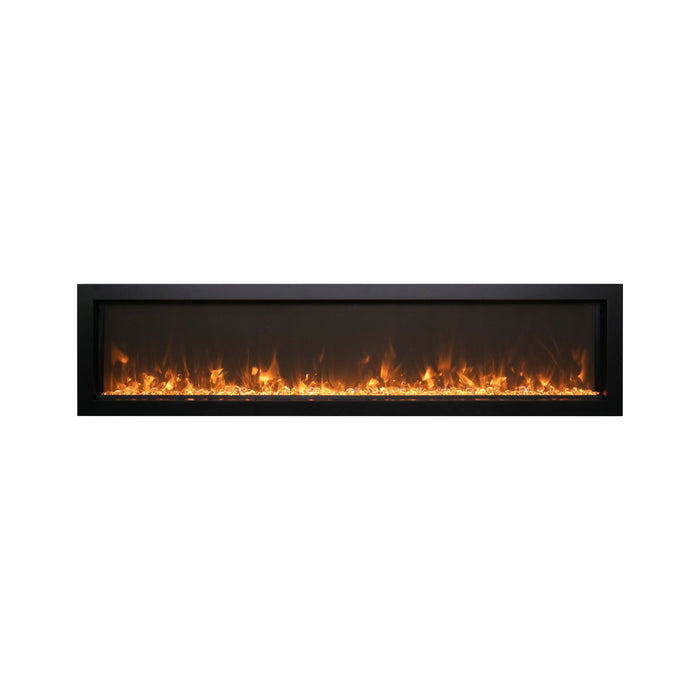 Amantii Symmetry Series - 60" Symmetry Xtra Slim Smart Electric Fireplace