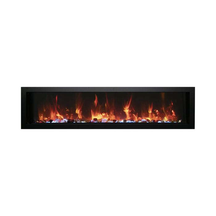 Amantii Symmetry Series - 42" Symmetry Xtra Slim Smart Electric Fireplace