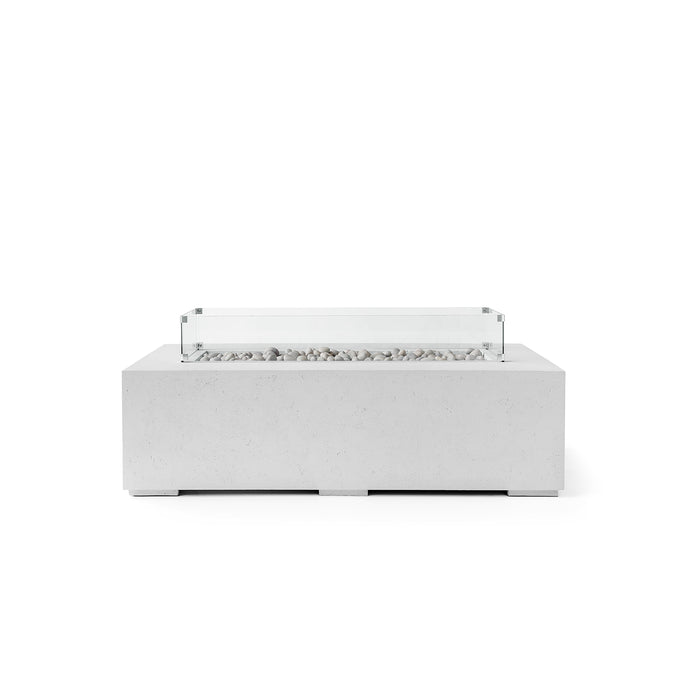 Dekko Sonoma 56 Rectangular Concrete Fire Pit