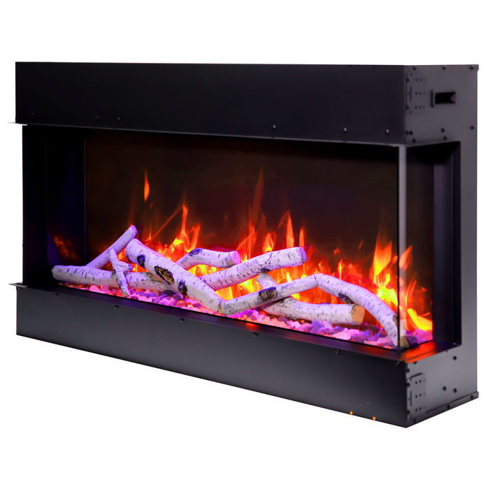 Amantii Tru-View Series - 60" Slim Smart Electric Fireplace