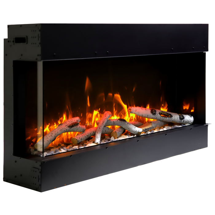 Amantii Tru-View Series - 60" Slim Smart Electric Fireplace