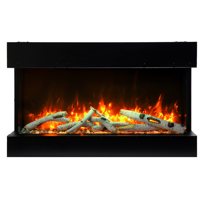 Amantii Tru-View Series - 60" Slim Smart Electric Fireplace