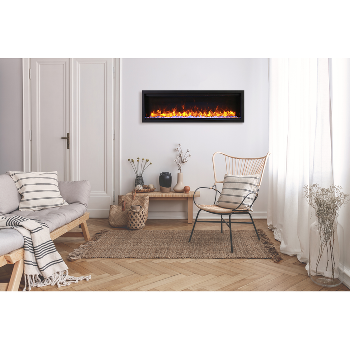 Amantii Symmetry Series - 50" Symmetry Lumina Smart Electric Fireplace