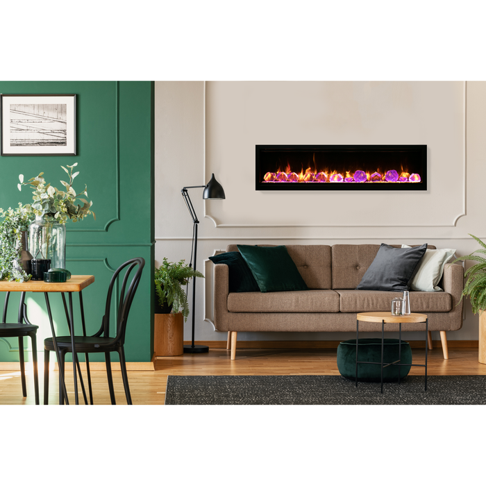 Amantii Symmetry Series - 60" Symmetry Lumina Smart Electric Fireplace