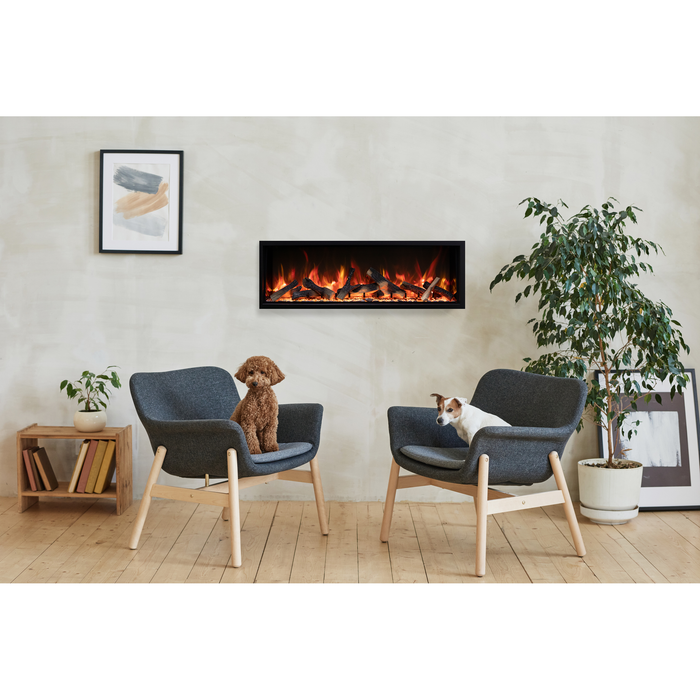 Amantii Symmetry Series - 74" XT Bespoke Electric Fireplace