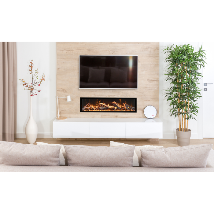 Amantii Symmetry Series - 74" XT Bespoke Electric Fireplace